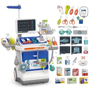 Table d'opération de jeu de rô<span class=keywords><strong>le</strong></span> pour enfants, kit de <span class=keywords><strong>docteur</strong></span>, jouets éducatifs en plastique, chariot médical, ensemble de jeux avec stéthoscope - Product Image 1