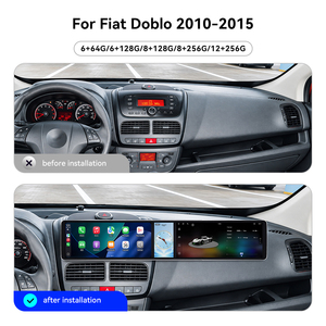 ZWNAV Pantalla Dual de 12.3 Pulgadas para Fiat <span class=keywords><strong>Doblo</strong></span> 2010-2015, Android 15, Carplay Inalámbrico, DSP, GPS, Navegador, Radio para Auto, Estéreo, 4G, WiFi, 360, OEM - Product Image 5