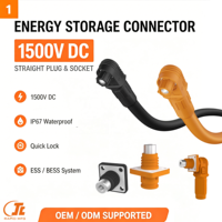 Connecteur de stockage d'énergie ESS à courant élevé 70A-500A, mâle et femelle, borne de batterie 1500V pour système de stockage d'énergie