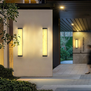 Lámpara de Pared LED Impermeable para Exteriores, Imitación Mármol, Estilo Chino Moderno, para Patio de Villa, Puerta Lateral - Product Image 2