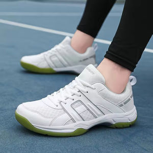 Functional Sporty Badminton <b>Shoes</b> <b>Men</b> Women Indoor Beef Tendon Sole Mesh Lace-up Non-<b>Slip</b> Breathable Sizes 35-45 - Product Image 3