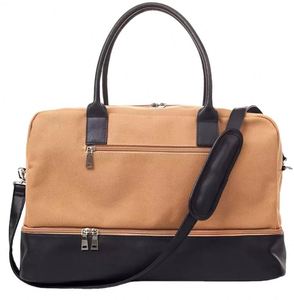 Sacs de voyage vintage pour femmes et hommes, sacs de week-end, sacs de voyage à main, fabriqués en usine BSCI. - Product Image 1