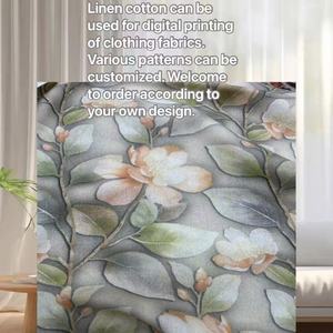 Tela <span class=keywords><strong>de</strong></span> Lino y Algodón con Diseño <span class=keywords><strong>de</strong></span> Dibujos Animados <span class=keywords><strong>de</strong></span> Princesa Orgánica, Impresión Digital, 30% Lino, 70% Algodón para Ropa, Venta Directa <span class=keywords><strong>de</strong></span> Fábrica - Product Image 5