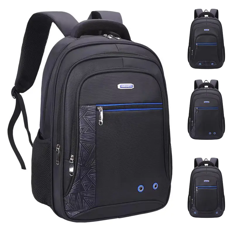 BESTWILL logotipo personalizado nylon impermeable Escuela de Negocios mochilas de viaje mochila para ordenador portátil de los hombres