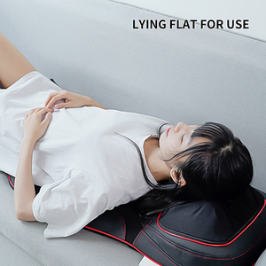 <strong>Massage</strong> Pad Tool Lumbar Back Waist Seat Full Body Vibration Shiatsu Heat Kneading <strong>Massage</strong> Chair Cushion for Car Home Office Use - Product Image 3