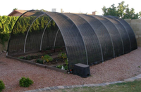 180gsm Zwart Schaduwnet Hoge Dichtheid UV-Bestendig Tuinschaduwnet