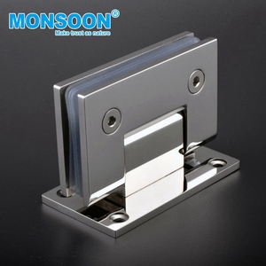 MONSOON hardware in acciaio inox senza cornice cornice a scomparsa pivot Specchio di vetro doccia cerniera della porta <span class=keywords><strong>per</strong></span> doccia occhiali - Product Image 3