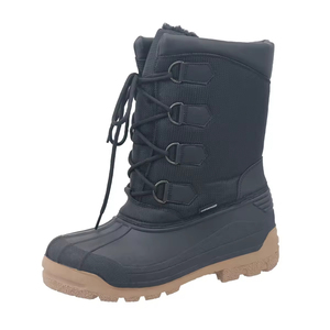 Chaussures d'hiver thermiques confortables noires personnalisées OEM et ODM YL620, bottes <span class=keywords><strong>de</strong></span> neige imperméables et chaudes pour hommes - Product Image 1