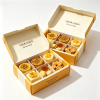 Boîte de pâtisserie en gros avec séparateur pour gâteaux, frites, poulet, emballage pour beignets, macarons, boîtes à chocolat