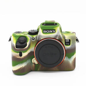 Sac en Silicone souple pour appareil photo, étui en caoutchouc pour <span class=keywords><strong>Sony</strong></span> A7RIII A7M3 A7 <span class=keywords><strong>Mark</strong></span> 3 A7R3 A7III A73 - Product Image 1