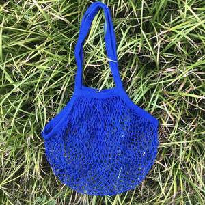 Sac de shopping élégant en filet de crochet couleur unie - Product Image 3
