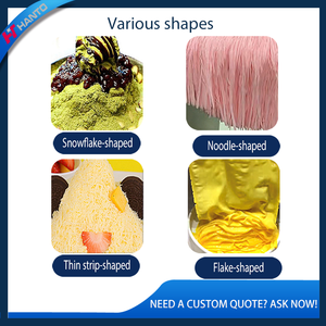 Hot Sale Commercial Shaved Machine Snowflake Ice Cream Flake <strong>Making</strong> Machine and <strong>Trolly</strong> - Product Image 3