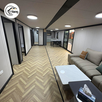 Villa modulaire préfabriquée isolée robuste de 20 pieds, maison mobile pliable et extensible sécurisée