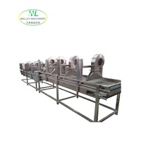 Déshydrateur de légumes et de fruits de haute qualité Walley PLC Motor 7350W avec souffleur d'air et bande de séchage, machine de déshydratation