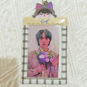 Muestra Gratis: Atractivo Porta Tarjetas de PVC, Estuche para Guardar Fotografías, Artículos de Papelería con Llavero - Product Image 6