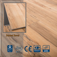 Revêtement de sol de luxe en marbre SPC, parquet peint, chanfreiné, antistatique, PVC, vinyle ivoire, plancher de danse