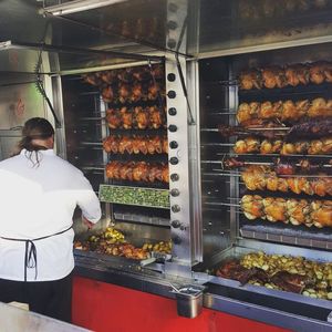 Профессиональная встраиваемая электрическая печь-гриль для жарки курицы, 4000 Вт, большая вместимость, энергосберегающая, высокотемпературная - Product Image 2