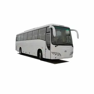Bus Coach bekas dengan balasan bus yang sangat cepat digunakan untuk dijual 55 kursi Euro 3 pintu tunggal bus tur transportasi panjang di Tiongkok