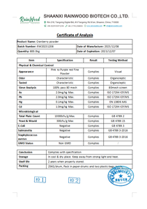 クランベリーフルーツジュースパウダーフードサプリメントクランベリーエキスパウダークランベリーパウダー - Product Image 2