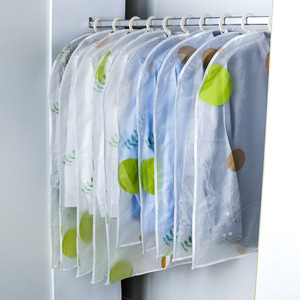Transparent Clothing Dust <b>Cover</b> Non Woven Fabric Rectangle Hook Type Wardrobe Storage Clothes <b>Protector</b> Dustproof - Product Image 2