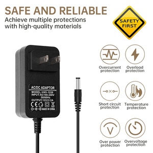 อะแดปเตอร์แปลงไฟกระแสสลับ<span class=keywords><strong>5V</strong></span> 9V <span class=keywords><strong>2A</strong></span> 5A 3A 12V 15V 19V 24V <span class=keywords><strong>2A</strong></span> 1A 5W 6W 9W 12W 18W 21W 24W ac/dc อะแดปเตอร์แหล่งจ่ายไฟ - Product Image 2