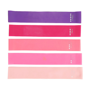 사용자 정의 로고 체육관 요가 루프 저항 밴드 홈 운동 장비 훈련 라텍스로 만든 탄성 고무 밴드 - Product Image 2