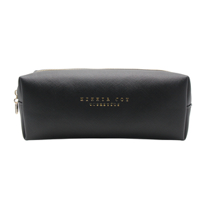 Portatile sacchetto di trucco pennello organizzatore per i viaggi dell'unità di elaborazione in pelle saffiano borsa di modo sacchetto cosmetico borsa da toilette - Product Image 1
