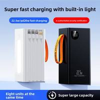 Batterie Externe Portable Multifonctionnelle Grande Capacité (20000/30000/50000 mAh) à Charge Ultra-Rapide PD22.5W pour Extérieur avec Câbles – Offre Spéciale
