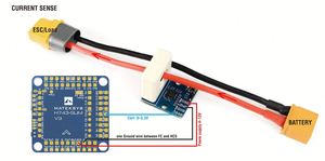 2022 nouveau capteur de courant MATEK HALL 150A HCS-150A pour contrôleur de vol H743 Slim V3 RC Multirotor avion pièces de bricolage à voilure fixe - Product Image 4