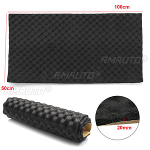 Alfombrilla de espuma de algodón de 50*100cm y 20mm para insonorización de coche, aislamiento de ruido para capó, motor y muro cortafuegos, adhesivo de espuma térmica. - Product Image 6