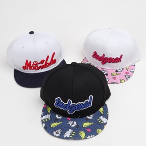 Dodgers Snapback Cap Unisex Polyester Cotton Canvas Embroidery <b>Flat</b> Brim Baseball <b>Hat</b> - Product Image 2