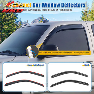 Viseras Deflectoras para Ventanas de Dodge Ram 1500 2500 Cabina Estándar 09-25, Tipo In-Channel - Product Image 2