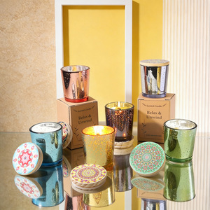 Vela Aromática LANJO con Aroma a Cielo Estrellado, Vela Artesanal para Aromaterapia, Vela Romántica en Vaso, Regalo para Invitados de Boda o Cumpleaños, Venta al Por Mayor - Product Image 1