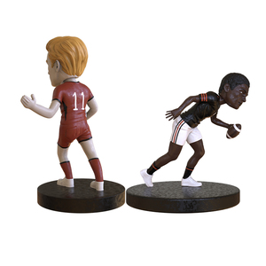 Maßgefertigte Harz-Football-Wackelkopffigur <span class=keywords><strong>NFL</strong></span>-Spieler-Statue Rugby-Football Künstlerisch Bemalte Actionfiguren für Jungen und Kinder - Product Image 2