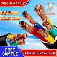 Kabel RVV Inti Tembaga Terlilit Berisolasi PVC Berlapis PVC 300V/500V