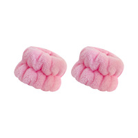 Sangle de lavage de poignet réutilisable en microfibre douce pour femmes filles, yoga, course à pied, bande de sueur pour le poignet