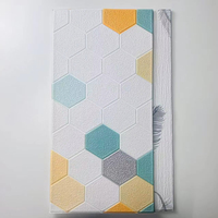 Papier Peint 3D en Mousse PE Imperméable et Insonorisé avec Installation Facile Pellicule et Colle pour Chambres, Salles de Bain et Murs Extérieurs