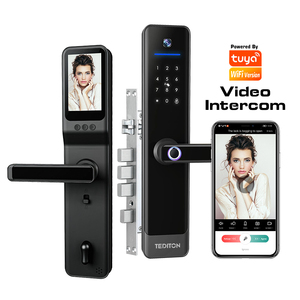 Cerradura Inteligente Interphone Cerradura Inteligente Con Camara <span class=keywords><strong>Serrure</strong></span> de porte électronique à empreinte digitale Wifi <span class=keywords><strong>Homekit</strong></span> Smart Lock - Product Image 1