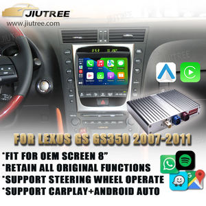 JIUTREE Linux Box para GS GS350 GS450h 2007-2011, actualización inalámbrica CarPlay Android Auto, reproductor multimedia con pantalla OEM, función Mirror. - Product Image 4
