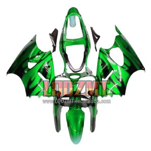 Cuerpo de inyección para <span class=keywords><strong>KAWASAKI</strong></span> <span class=keywords><strong>NINJA</strong></span> 2017 ZZR600 05 06 07 08 38LQ.89 ZZR llamas verdes <span class=keywords><strong>600</strong></span> CC 2005 <span class=keywords><strong>2006</strong></span> 2007 2008 Kit de carenado OEM - Product Image 1