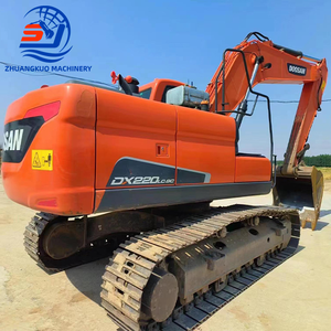 Excavadoras Usadas Originales Más Baratas del Año 2022, Doosan Dx220lc-9 en Buen Estado, Excavadora Doosan Usada Mediana de 22 Toneladas 220 en Venta - Product Image 2