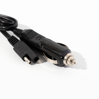 DC Power SAE مع كابل الصمامات إكسسوارات مقبس سجائر للسيارة ولاعة سجائر للسيارة قابس 12 فولت 15A