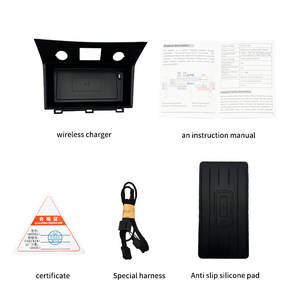 Chargeur sans fil Qi pour voiture Hyundai <span class=keywords><strong>Tucson</strong></span> TL 2018-2020, plaque de charge rapide pour téléphone portable, adaptateur, modification intérieure, pièces automobiles - Product Image 6
