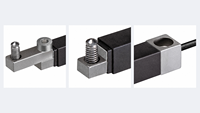 Transducteur de déplacement LVDT miniature, résolution 0,001 mm, protection IP67, série E, plage linéaire 0,2 mm, câble de 3 m compatible