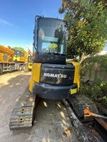 Ekskavator Mini Komatsu PC55 tangan kedua untuk dijual 5ton Crawler Excavator dengan komponen inti mesin katup hidrolik Kawasaki