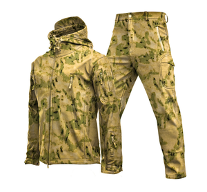 Combinaisons Softshell camouflage bleu vert noir HBJ01, vêtements d'hiver imperméables, coupe-vent, chauds et isolants - Product Image 6