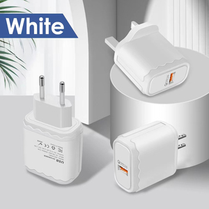 Adaptateur de prise murale universel à charge rapide pour téléphones, chargeur USB 5V 1A, puissance de sortie 20W, compatible <span class=keywords><strong>avec</strong></span> les styles de prises US, EU, <span class=keywords><strong>Euro</strong></span> - Product Image 5