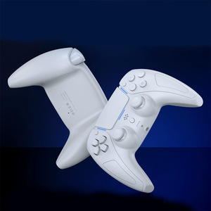 Nouvelle manette <span class=keywords><strong>de</strong></span> jeu sans fil pour <span class=keywords><strong>PS5</strong></span> avec barre lumineuse LED, haut-parleur, microphone, pavé tactile, gyroscope six axes et double vibration - Product Image 2