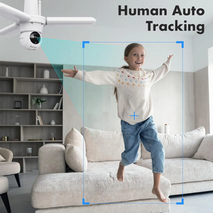 Cámara DE SEGURIDAD WIFI inteligente de 5MP 2K HD Video IP inalámbrica CCTV E27 bombilla reflector hogar visión nocturna vigilancia nube para interior - Product Image 2