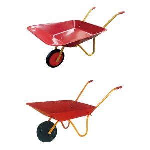 औद्योगिक ग्रेड छोटे बच्चों यार्डवर्क गार्डन टूल-मिनी स्टील प्लास्टिक टॉय व्हीलबारो - Product Image 2